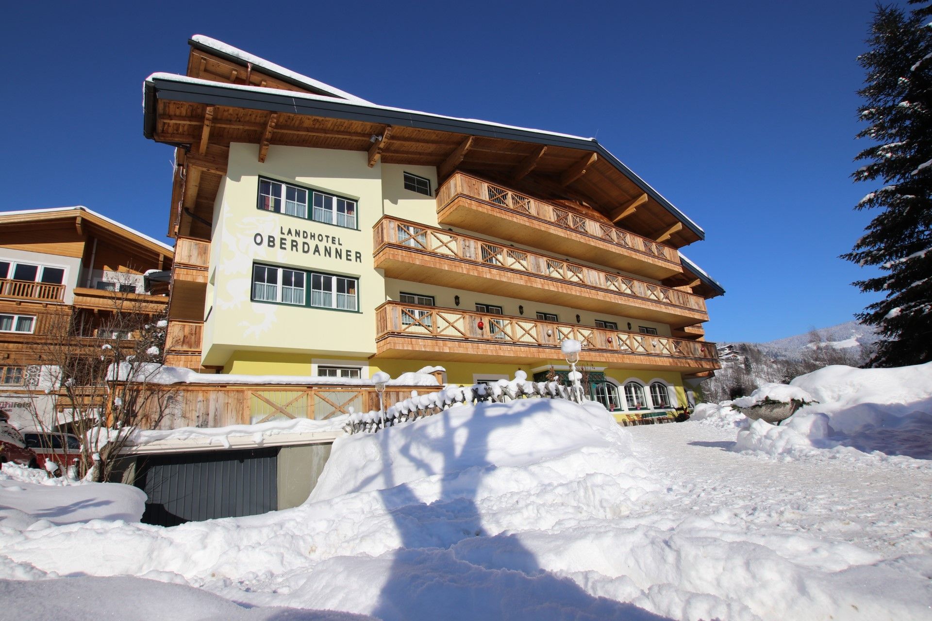 Sonniges Hotel in Hinterglemm im Grünen